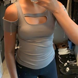 Gray top